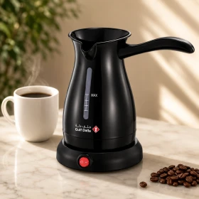 Gulf Dalla Turkish Tea Coffee Maker 300 ml Black GA-C96838