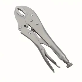 Welloo Steel Orange & Silver Heavy Duty Vice Grip Locking Plier, Size: 10 inch
