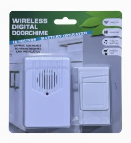 Smart Wireless Doorbell with 16 Chimes & 50m Range