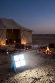 Krawn Emergency LED Floodlight (KW-52820) – 10W, Solar Charging & IP66 Waterproof