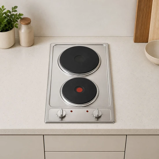 2 Electric Hot Plates 30 cm - Built in