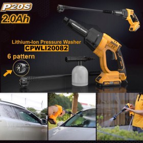 Ingco Lithium-Ion Pressure Washer - cpwli20082