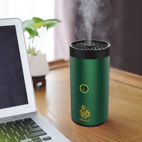 Mubkhar Rechargeable Electric Car Incense Burner Jumeirah - green
